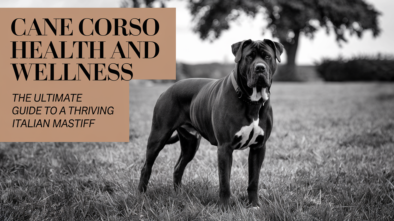 Cane Corso Health and Wellness